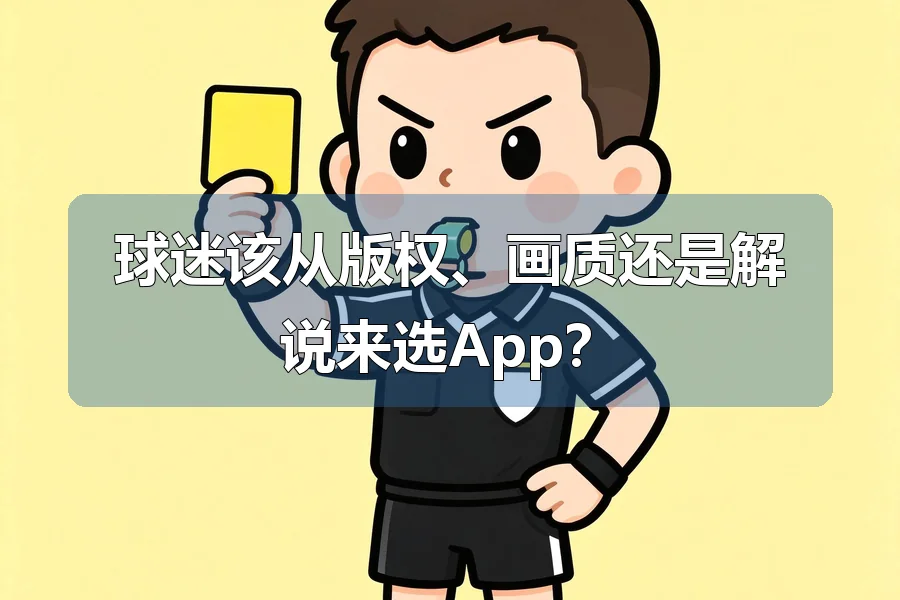 球迷该从版权、画质还是解说来选App?